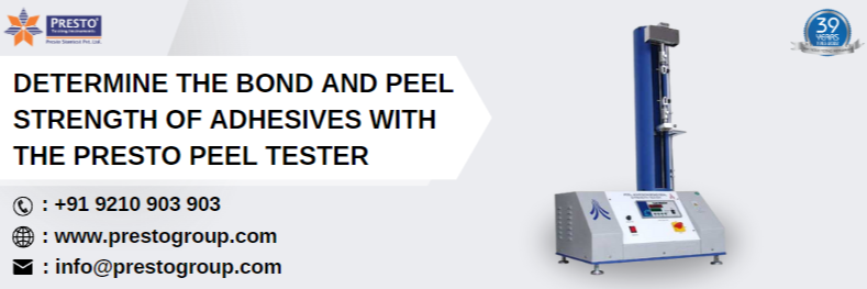 Determine the bond and peel strength of adhesives with the Presto peel tester